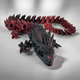 Игрушка Магический Дракон Silk Dragon Черный+красный [FDM-печать] - изображение 2
