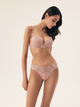 Majtki tanga damskie koronkowe Esotiq Blueberry 42556-39X L Różowe (5903972524503) - obraz 4