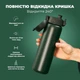 Бутылка для воды металлическая вакуумная ION8 Vacuum Insulated 500 мл Dark Green (I8TS500DGRE) - изображение 3