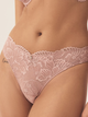 Majtki brazyliany damskie koronkowe Esotiq Blueberry 42557-39X S Różowe (5903972524725) - obraz 1