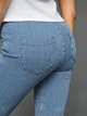Джинсы/леггинсы летние, легкие в полоску женские Calzedonia Синий (modp0474 blue (S (36)) - изображение 4