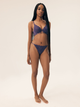 Majtki brazyliany damskie koronkowe Esotiq Bari 42510-59X L Granatowe (5903972526897) - obraz 3