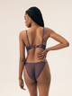 Majtki brazyliany damskie koronkowe Esotiq Bari 42510-59X L Granatowe (5903972526897) - obraz 5