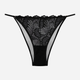 Majtki brazyliany damskie koronkowe Esotiq Bari 42510-61X L Czarne (5903972526941) - obraz 6