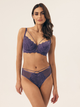 Majtki brazyliany damskie siateczkowe Esotiq Bari 42512-59X 2XL Granatowe (5903972527177) - obraz 4