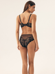 Majtki brazyliany damskie siateczkowe Esotiq Bari 42512-61X L Czarne (5903972527207) - obraz 5