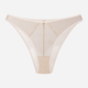 Majtki brazyliany damskie siateczkowe Esotiq Batty 42515-01X XL Kremowe (5903972528419) - obraz 4
