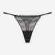 Majtki stringi damskie koronkowe Esotiq Bonjour 42520-61X M Czarne (5903972529461) - obraz 6
