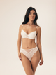 Majtki brazyliany damskie koronkowe Esotiq Bonjour 42521-00X XL Białe (5903972529560) - obraz 4