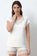 Пижама: футболка и шортики Effetto 48(XL) Айвори (104486) - изображение 4