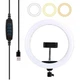Светодиодная кольцевая лампа Led для фото и видео съемки UKC Ring Fill Light QX300, на 30см (без штатива) - изображение 1