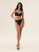 Majtki brazyliany damskie z wysokim stanem Esotiq Bisous 42865-99X M Czarne (5903972549681) - obraz 3