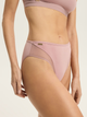 Majtki figi damskie z wysokim stanem Esotiq Blissy 42889-39X XL Różowe (5903972557181) - obraz 5