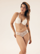 Majtki tanga damskie siateczkowe Bloovii Sydney 43123-01X M Kremowe (5903972577578) - obraz 6