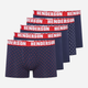 Zestaw majtek męskich typu bokserki 5 szt Henderson Ohio 43182-MLC 3XL Granatowy/Czerwony (5903972519936) - obraz 1