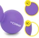 Массажный мяч Cornix XR-0114 Lacrosse DuoBall 6.3 х 12.6 см Фиолетовый - изображение 3