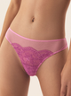 Majtki tanga damskie koronkowe Bloovii Samara 43227-30X L Różowe (5903972577073) - obraz 1
