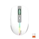 Беспроводная мышь MEETION 2.4G, Bluetooth Dual Mode gaming mouse BTM002, 1000-1200-1600dpi, 6keys, Type-C Charging, RGB, white - изображение 1