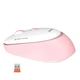 Беспроводная мышь MEETION 2.4G Wireless Office Mouse R571, 1000, 1200, 1600 DPI, 1хAA, white-pink - изображение 5