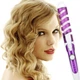 Спіральна плойка для завивки волосся, стайлер для волосся Rizhen Perfect Curl RZ118 фіолетова - изображение 2