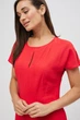 Плаття зі складою на спідниці Wear me XL Червоний (14_25_464_10580) - зображення 2
