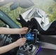 Зонтик автомобильный на лобовое стекло с чехлом 130х75 см солнцезащитный экран шторка для авто - изображение 8