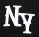 Кепка бейсболка NY мужская женская вышивка белая Нью йорк onesize черная (145225) - изображение 4