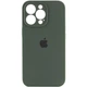 Чохол Silicone Premium case з захистом камери для iPhone 13 Pro Full Camera Protective dark green 9720 - изображение 7