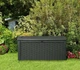Садова скриня Keter Borneo Storage Box 416 L 230414 графіт - зображення 2