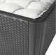 Стіл-ящик скриня графіт Keter Luzon Flat Wicker (223932) - изображение 7