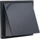 Вытяжной колпак с обратным клапаном AirRoxy 125 graphite пластик графит 02-502GR - изображение 1