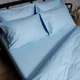 Комплект постільної білизни Moon&Star Satin Stripe «Ocean Calm» Сімейний 160х220х2 наволочки 2х50х70 (MS-820008676) - зображення 4