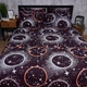 Комплект постельного белья Moon&Star Бязь Gold Люкс «Cosmic Vibes» King Size 220x240 наволочки 4х50х70 (MS-820006198) - изображение 2