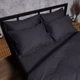 Комплект постільної білизни Moon&Star Satin Stripe «Dark Serenity» Сімейний 160х220х2 наволочки 2х50х70 (MS-820008606) - зображення 4