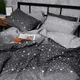 Пододеяльник Moon&Star Бязь Gold Люкс Night Sky Двуспальная 175 x 210 см (MS-870000687) - изображение 3