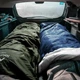 Спальный мешок Naturehike з капюшоном та закругленим дном Y150 NH21MSD08 Left Dark blue - изображение 3