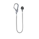 Амортизатор рывка Singing Rock Reactor 140 Rope "Y", 155 см, с 2 карабинами K355, Black/White - изображение 5