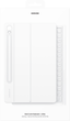 Чохол-клавіатура Samsung Book Cover Keyboard - AI Key для Samsung Galaxy Tab S10 FE з кріпленням для стилуса S Pen White (EF-DX725BWEGUA) - зображення 11