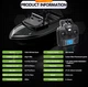 Кораблик для рибалки з GPS FLYTEC V060 короповий радіокерований катер для завезення підгодовування та снастей - максимальна комплектація, сумка у подарунок - зображення 9
