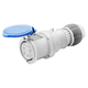 Силова розетка 2P+E 63А 230В переносна IP44 синя [GW63016H] IEC 309 HP GEWISS - зображення 1
