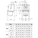 Силова вилка 2P+E 16А 230В стаціонарна IP44 синя [GW60404] IEC 309 HP GEWISS - зображення 2