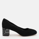 Женские лодочки замшевые Ashoes 60124122 36 23.5 см Черные (ROZ6501006034) - изображение 1