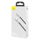 Кабель Baseus Cafule Series Metal Data Cable USB to Lightning 2.4A 0.25m Black (CALJK-01) - зображення 5