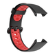 Ремешок для часов Redmi Watch 2 Lite / Xiaomi Mi Watch 2 силиконовый перфорированный Черный Красный - изображение 1