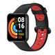 Ремешок для часов Redmi Watch 2 Lite / Xiaomi Mi Watch 2 силиконовый перфорированный Черный Красный - изображение 4