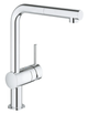 Змішувач для кухні з висувним виливом Grohe Minta (32168000) - зображення 1