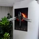 Арт Держатель Рамка 80x50 см. для Фирменного Конструктора Icons Dune Atreides Royal Ornithopter / Дюна Королевский орнитоптер Атридов (10327) - Type-D - изображение 3