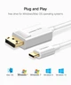 Кабель UGREEN MM139 USB-C to DisplayPort 4K@30Hz/2K@60Hz 1.5m Black (50994) - изображение 2
