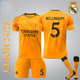 Футбольна форма Real Madrid BELLINGHAM (Реал Мадрид Белінгем), сезон 24/25 з гетрами (розмір 34-38), розмір 28 на зріст 145-150 см, помаранчева - зображення 1