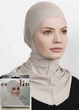 Підхіджабник Жіночий Головний Убір One Size Buyuk Hijab Bone Ecardin St224 Візоновий - изображение 2
